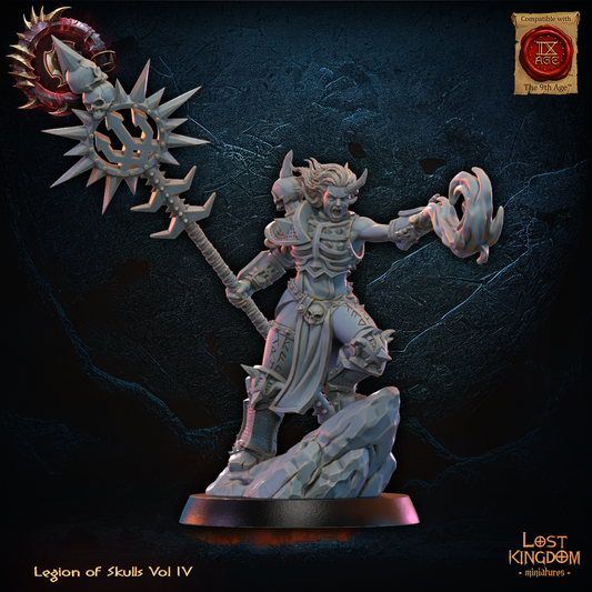 3D Printed Skull Chosen Sorceress by Lost Kingdom Miniatures