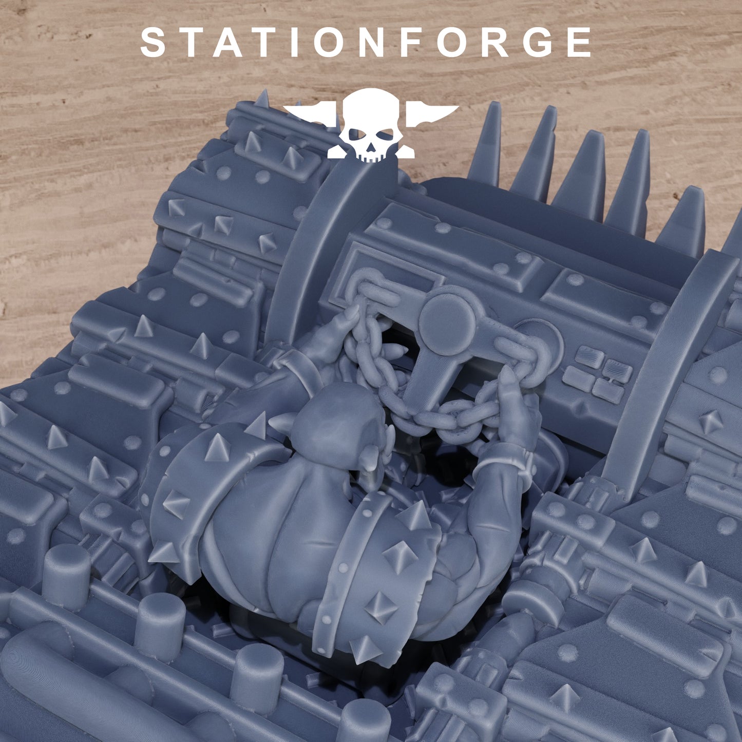 3D Printed Orkaz Mini Tank by StationForge Miniatures