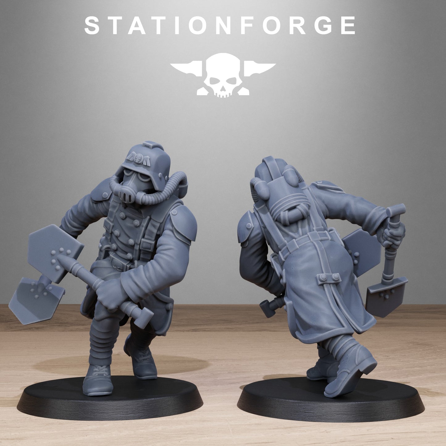 3D Printed Grimguard Radioactive Mutants by StationForge Miniatures