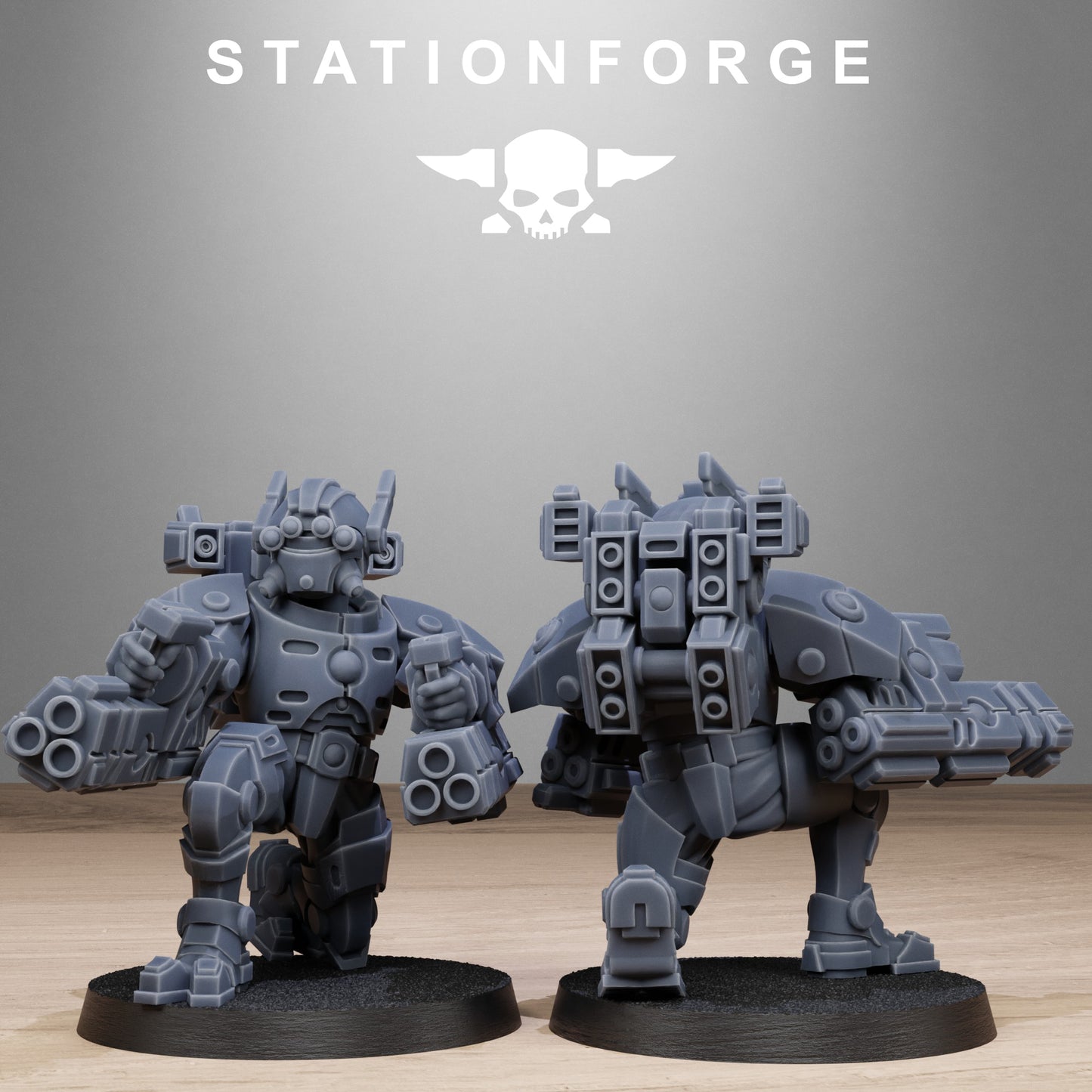3D Printed Tarion Heavies x10 by StationForge Miniatures