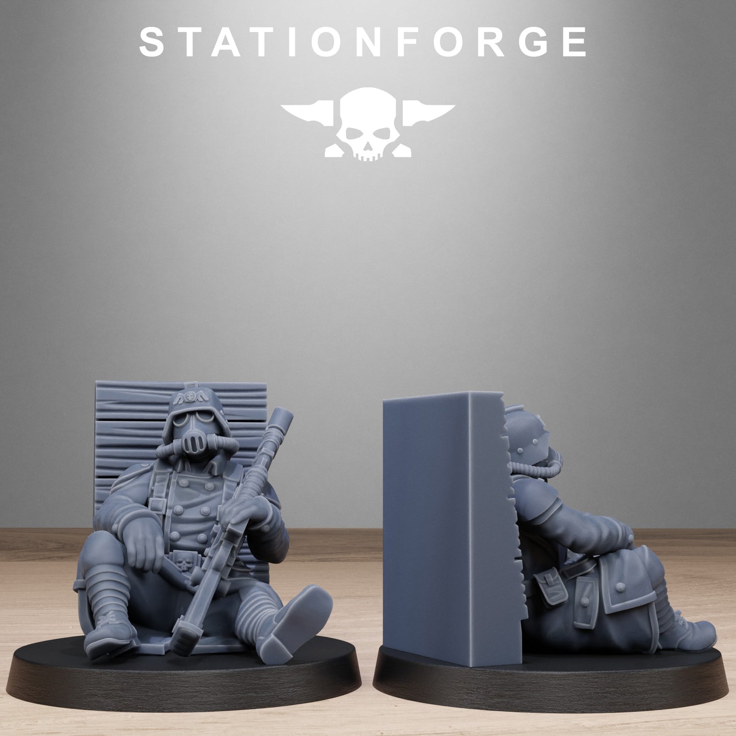 3D Printed GrimGuard Battlefront by StationForge Miniatures