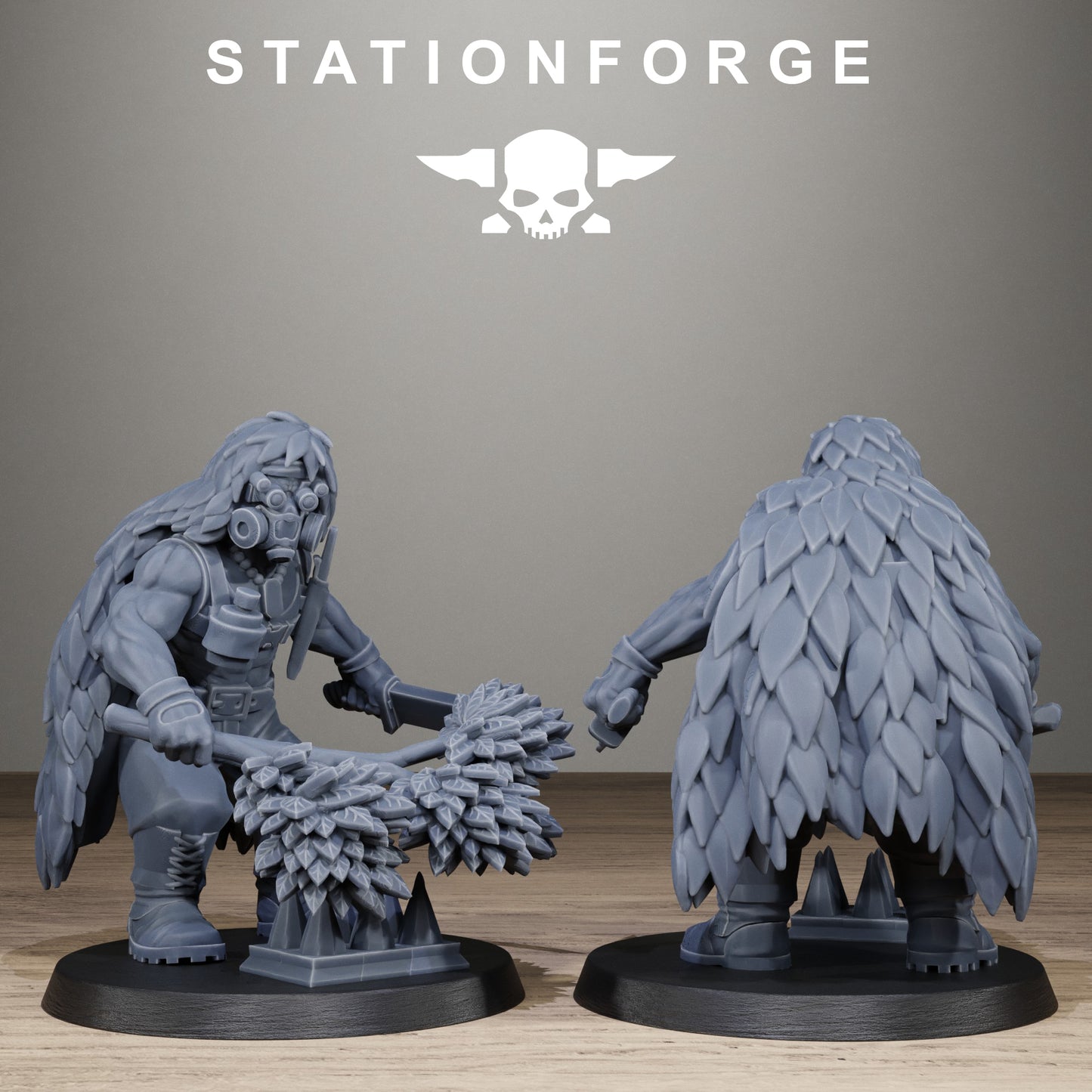 3D Printed GrimGuard Jungle Snipers by StationForge Miniatures