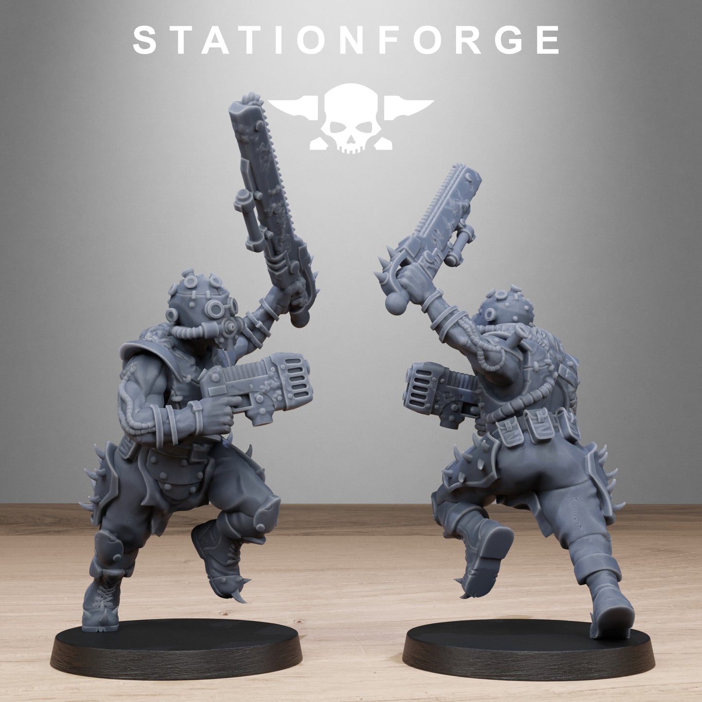 3D Printed Corrupted Spikers by StationForge Miniatures