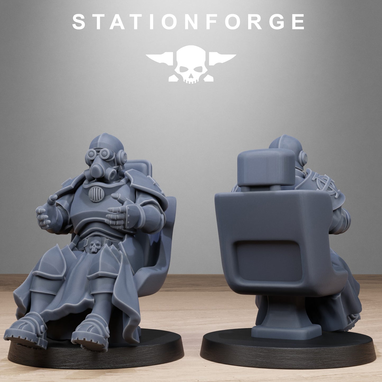 3D Printed Pilot Commanders by Stationforge Miniatures