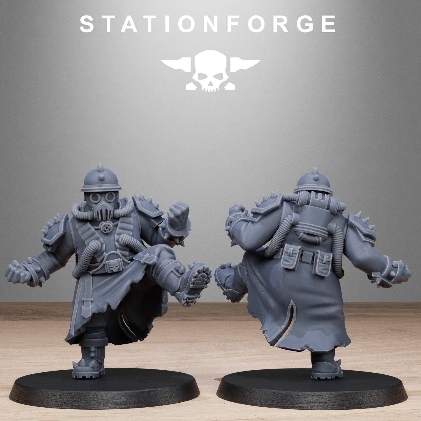 3D Printed Corrupted Guard Filthcrew Mutants by StationForge Miniatures