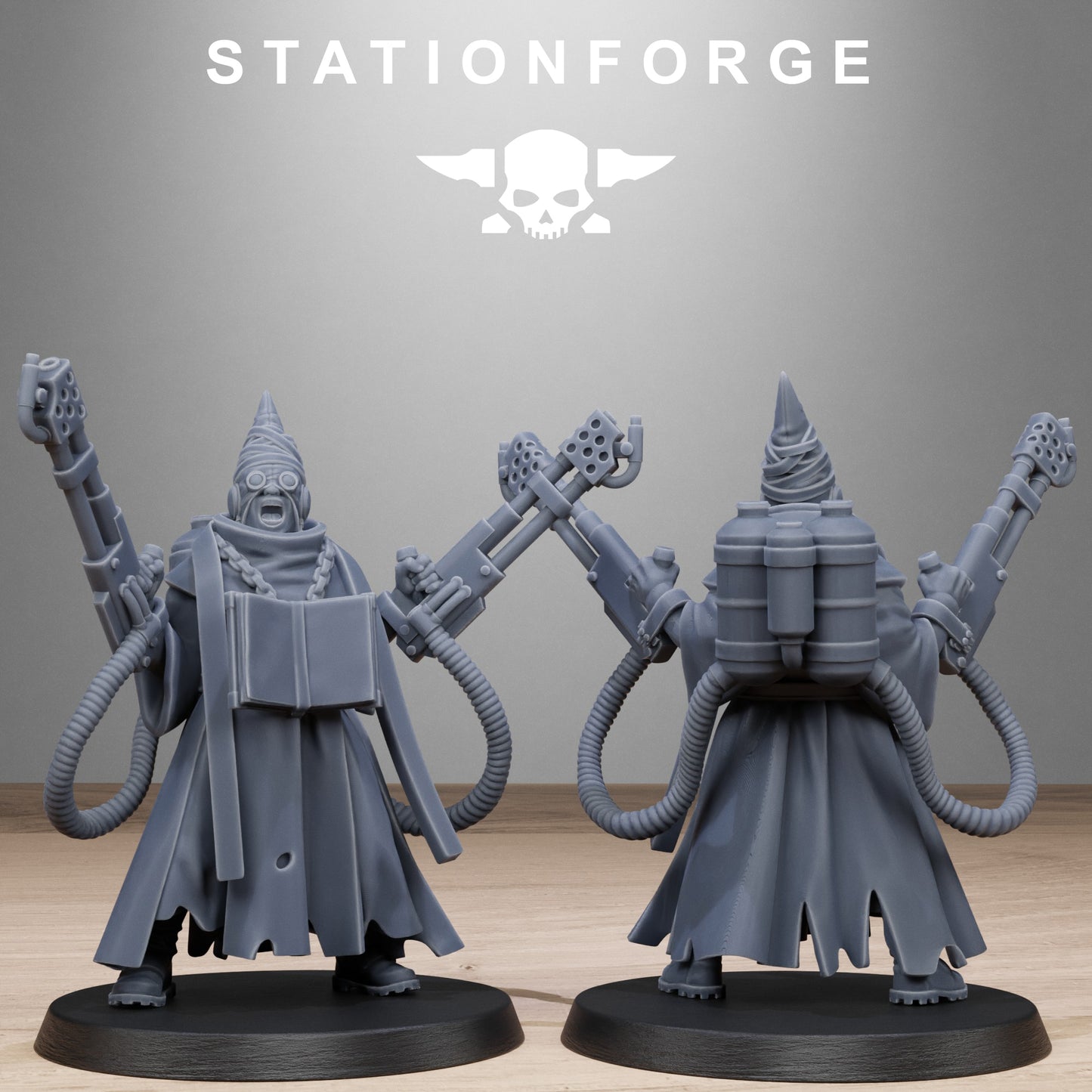3D Printed GrimCorp Firers by StationForge Miniatures