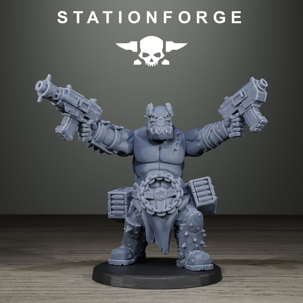 3D Printed Orkaz Scrappers by StationForge Miniatures