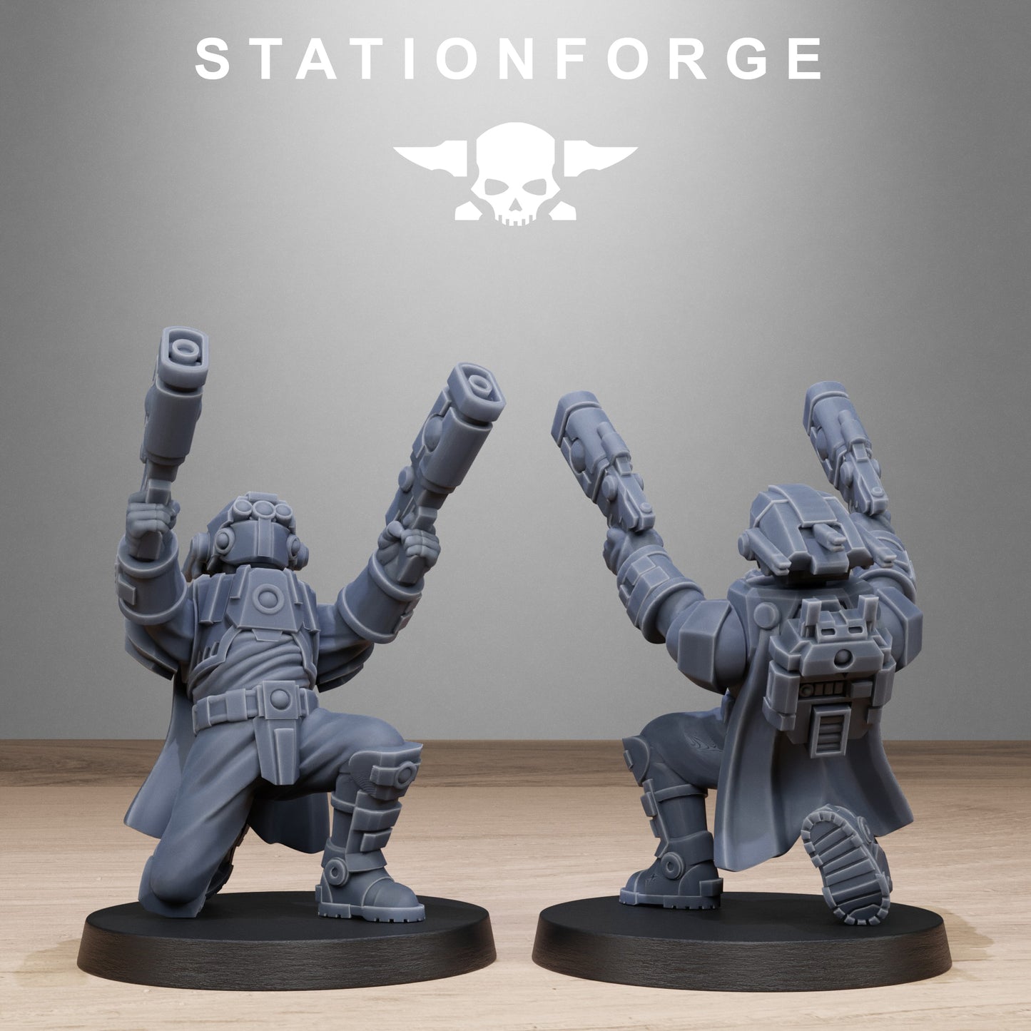 3D Printed Tarion PIstoleers by StationForge Miniatures