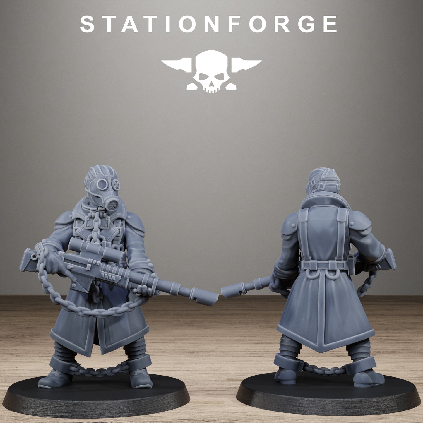 3D Printed GrimGuard Prisoners by StationForge Miniatures
