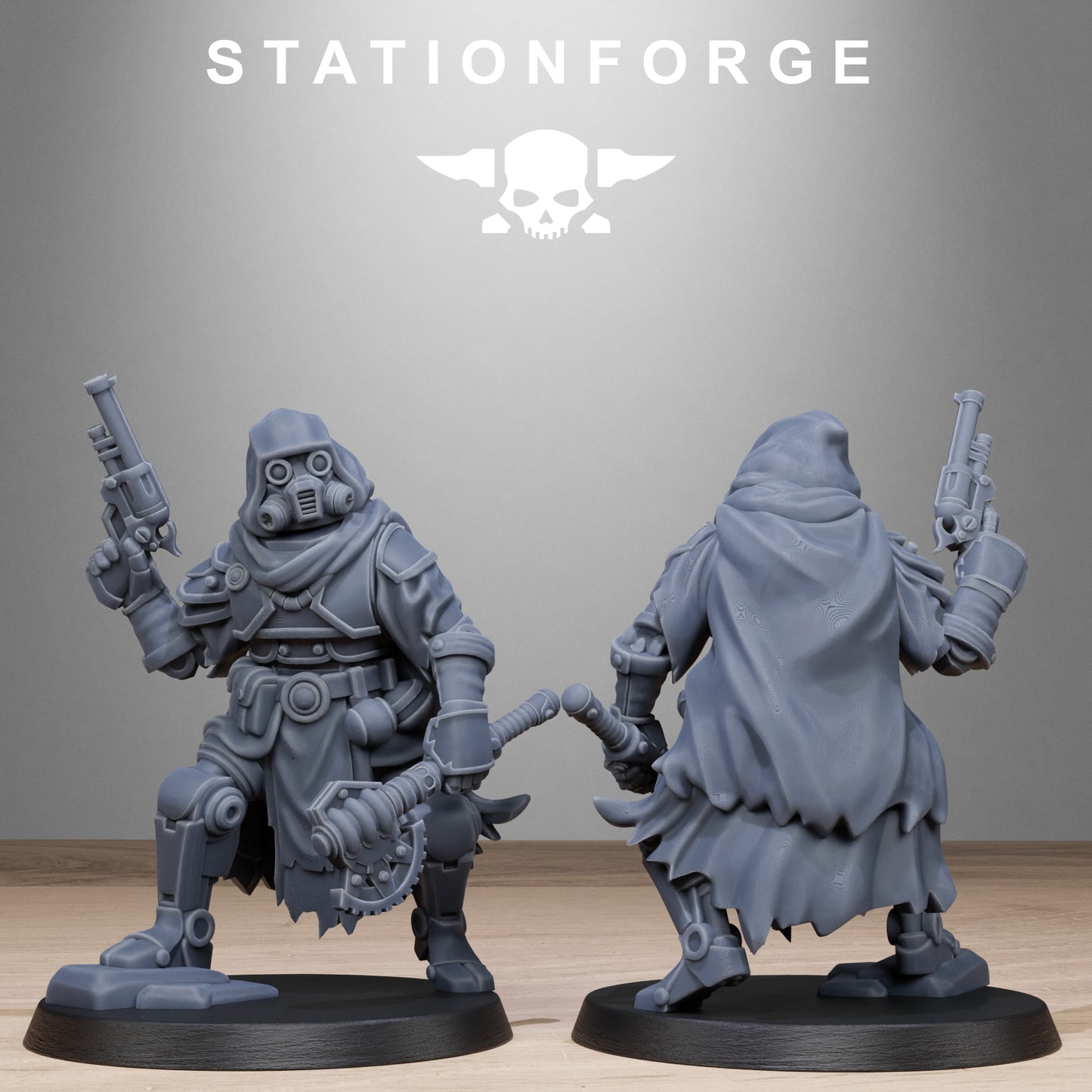 3D Printed Scavenger Tech Magicians x10 by StationForge Miniatures