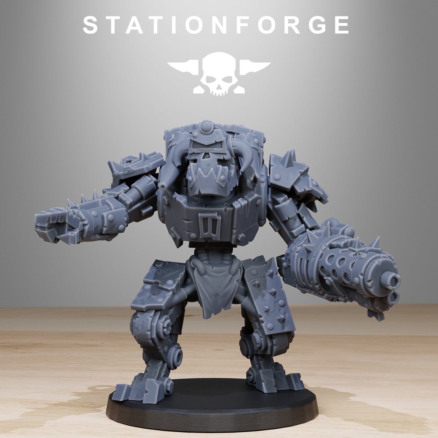 3D Printed Orkaz Bot Infantry by StationForge Miniatures (Copy)