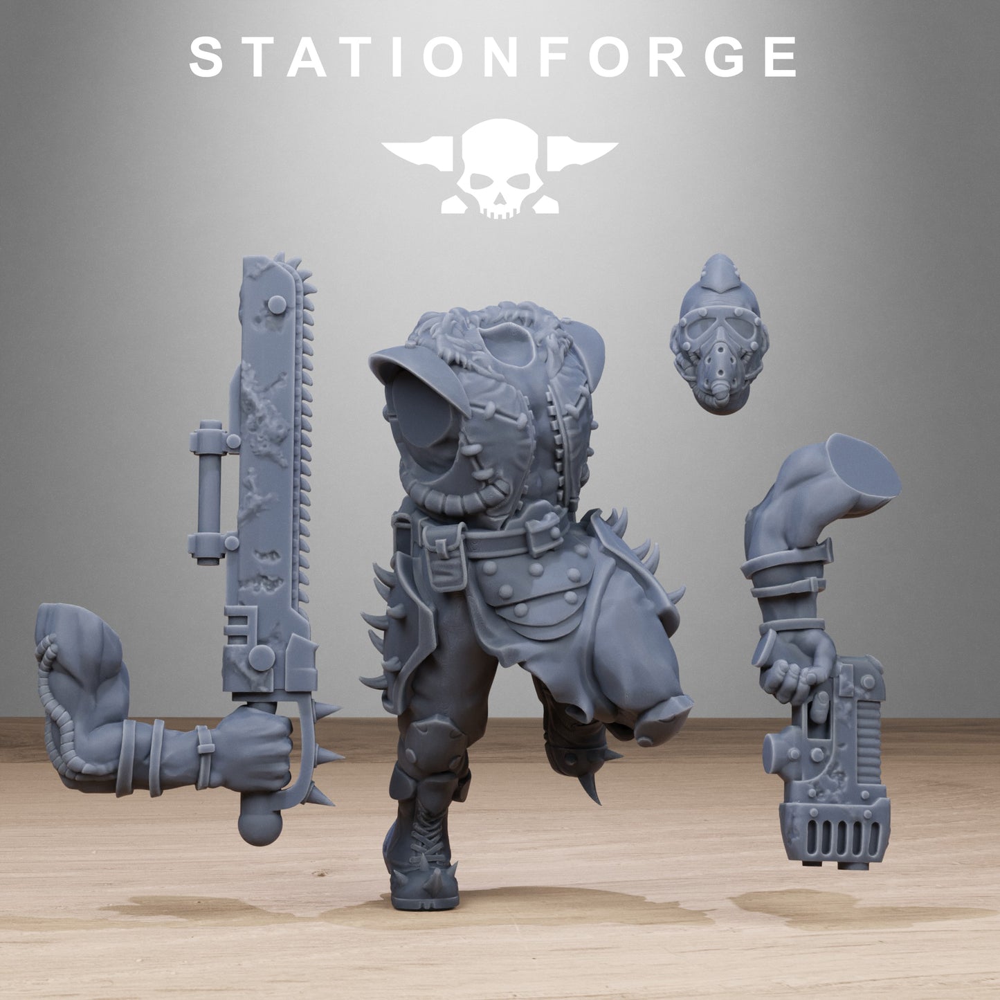 3D Printed Corrupted Spikers by StationForge Miniatures