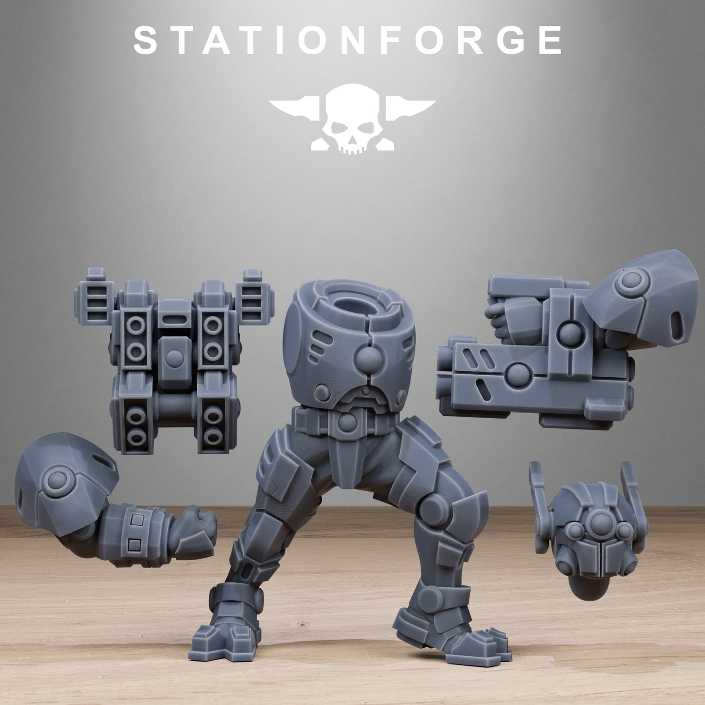 3D Printed Tarion Heavies x10 by StationForge Miniatures