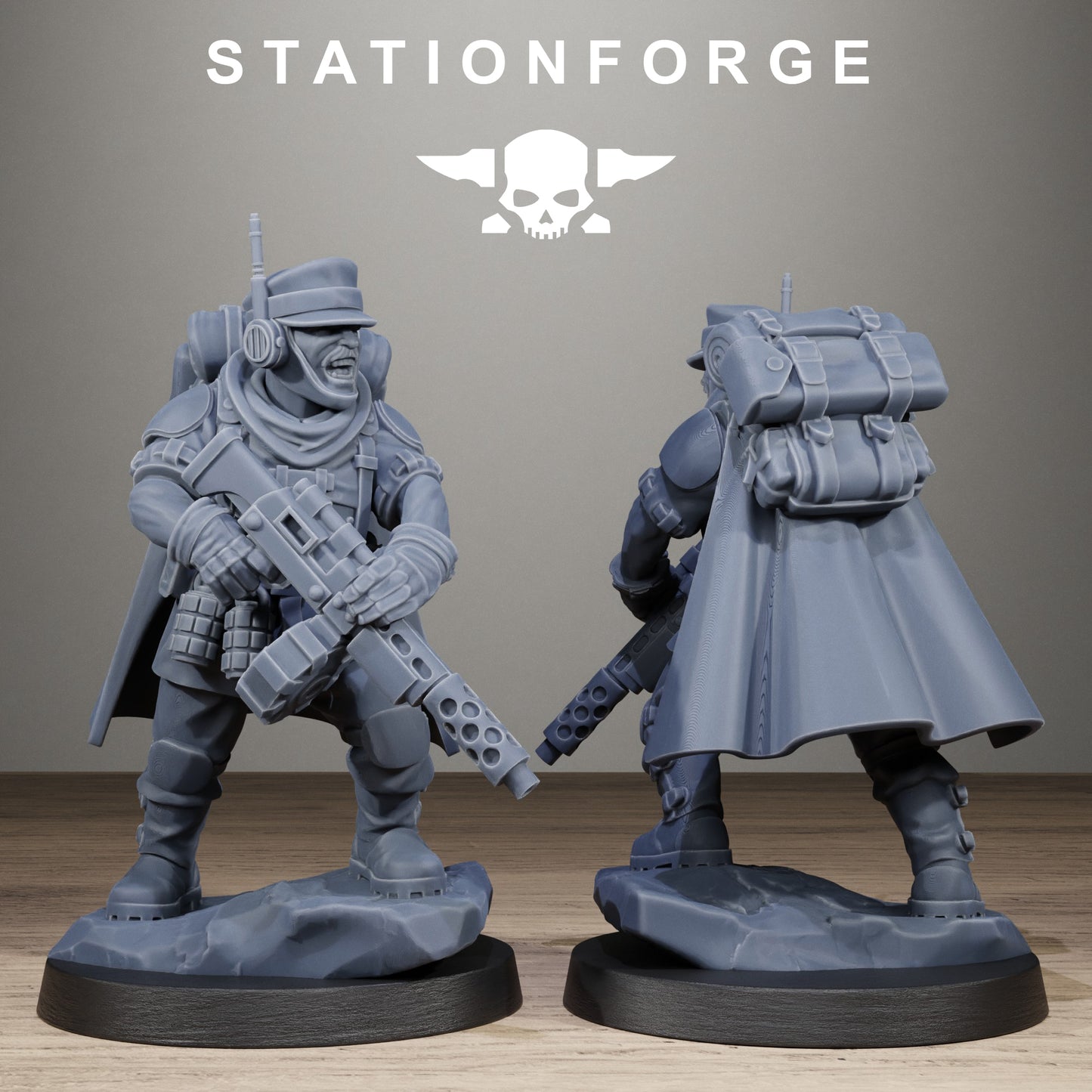 3D Printed FreeGuard Siege Infantry by StationForge Miniatures