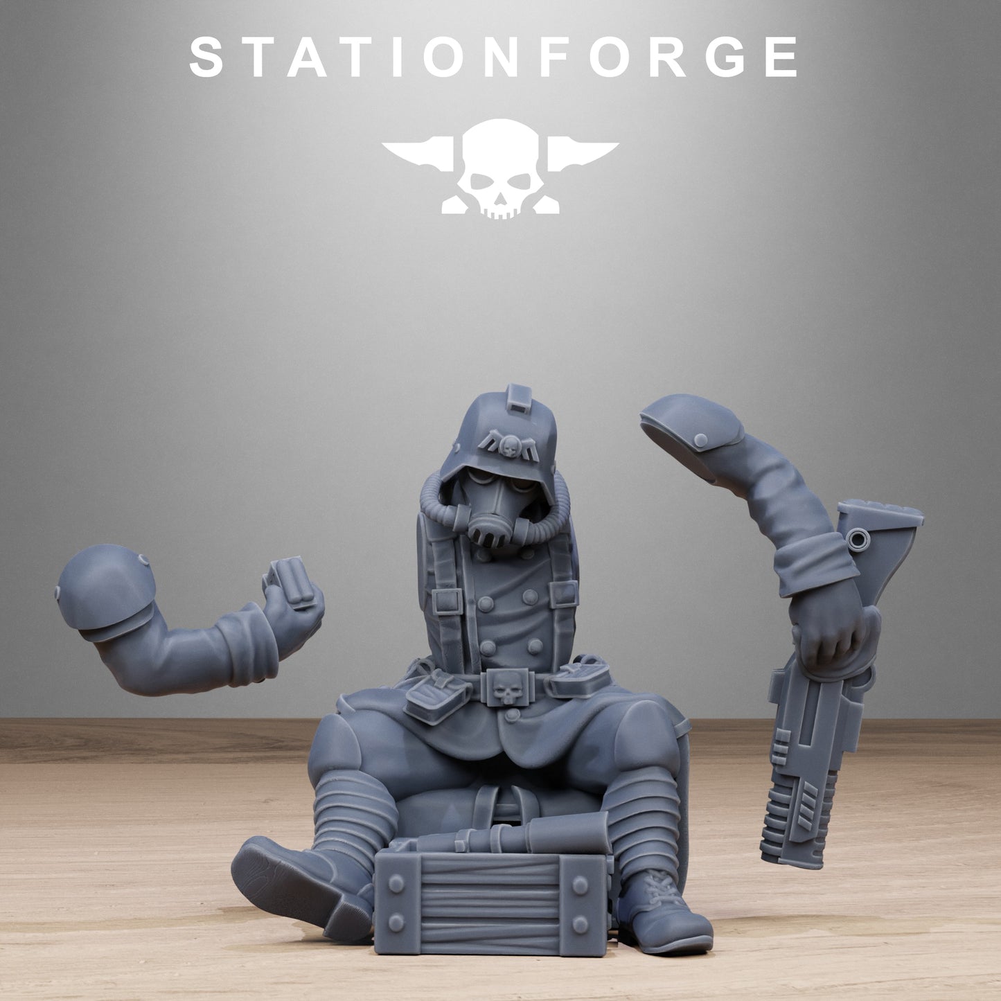 3D Printed GrimGuard Battlefront by StationForge Miniatures