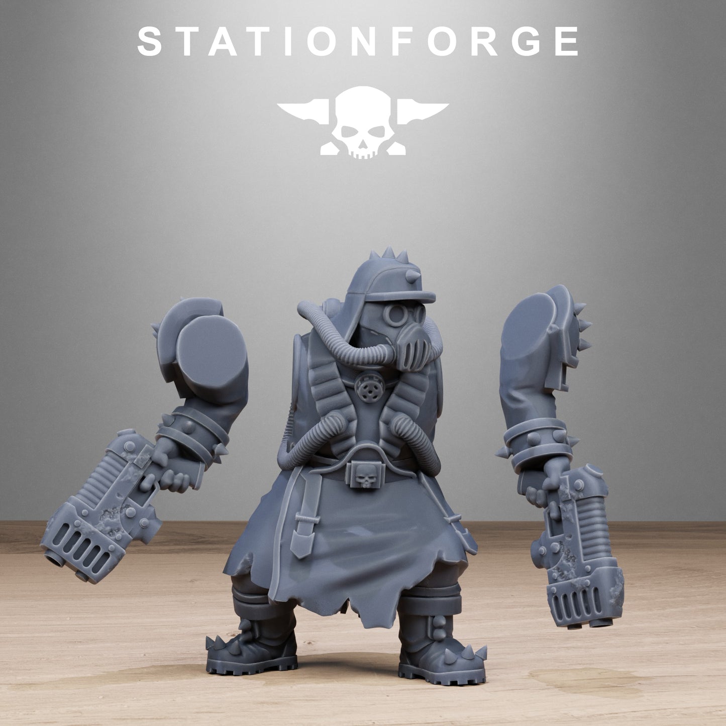 3D Printed Corrupted Guard Filthcrew Mutants by StationForge Miniatures