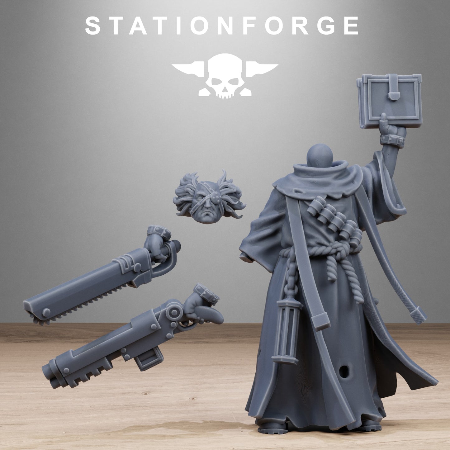 3D Printed GrimCorp Firers by StationForge Miniatures