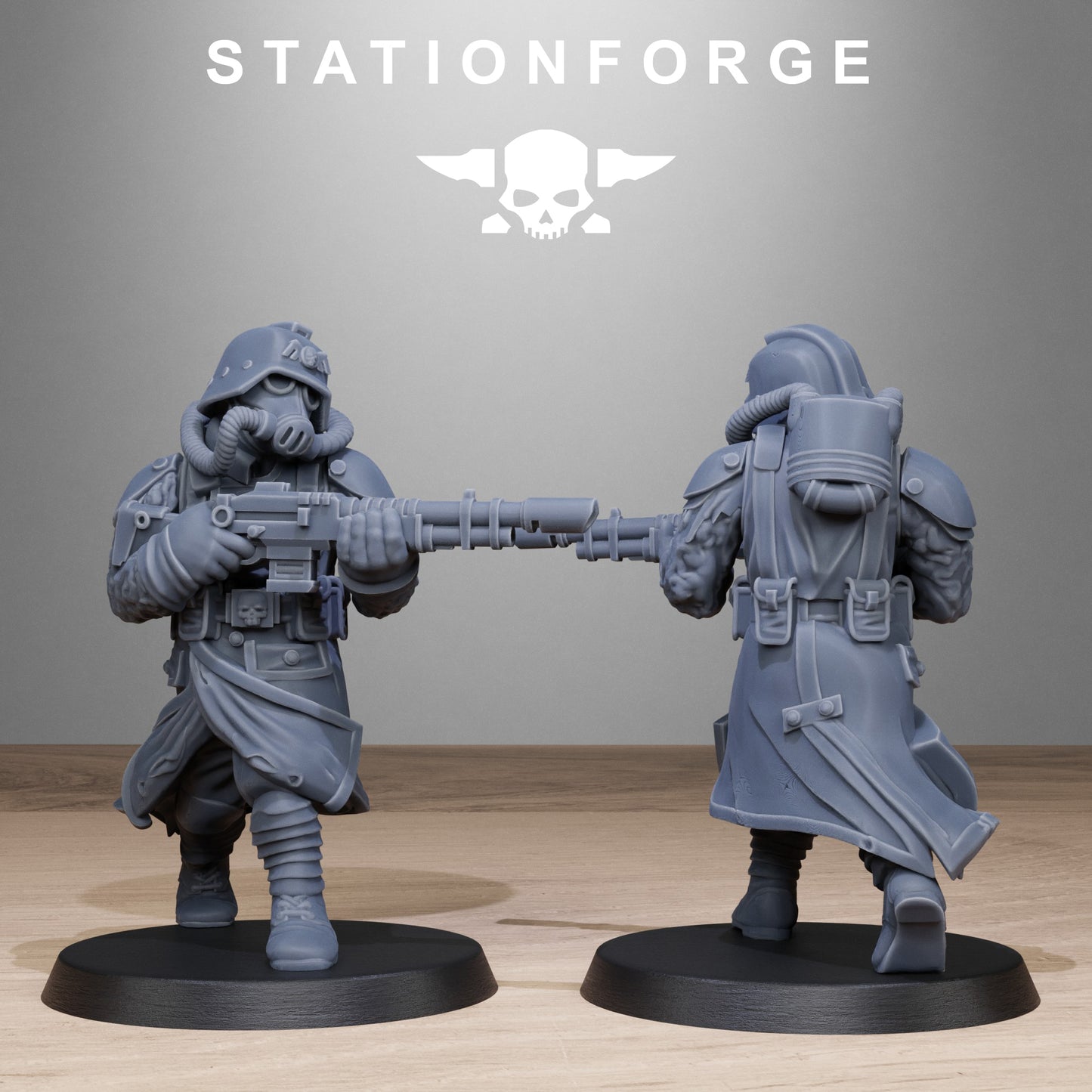 3D Printed Grimguard Radioactive Mutants by StationForge Miniatures