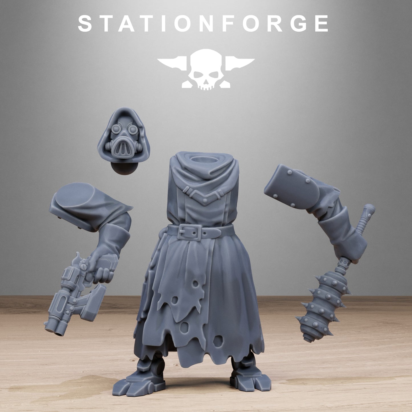 3D Printed Scavenger Executioners by StationForge Miniatures