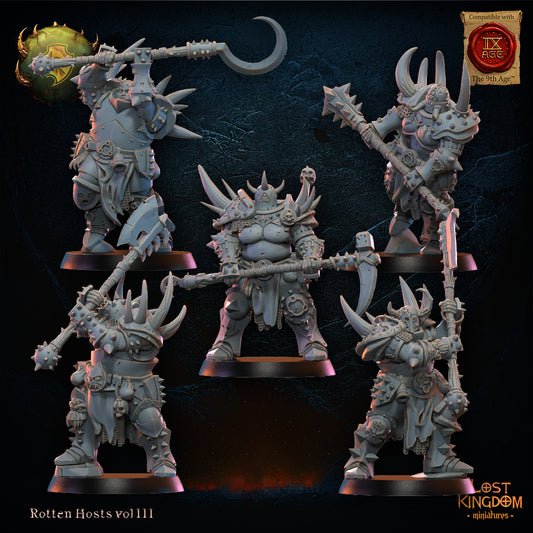 3D Printed Putrid Chosen Regiment x10 by Lost Kingdom Miniatures