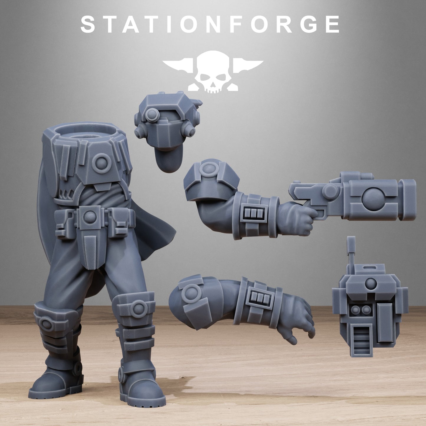 3D Printed Tarion PIstoleers by StationForge Miniatures