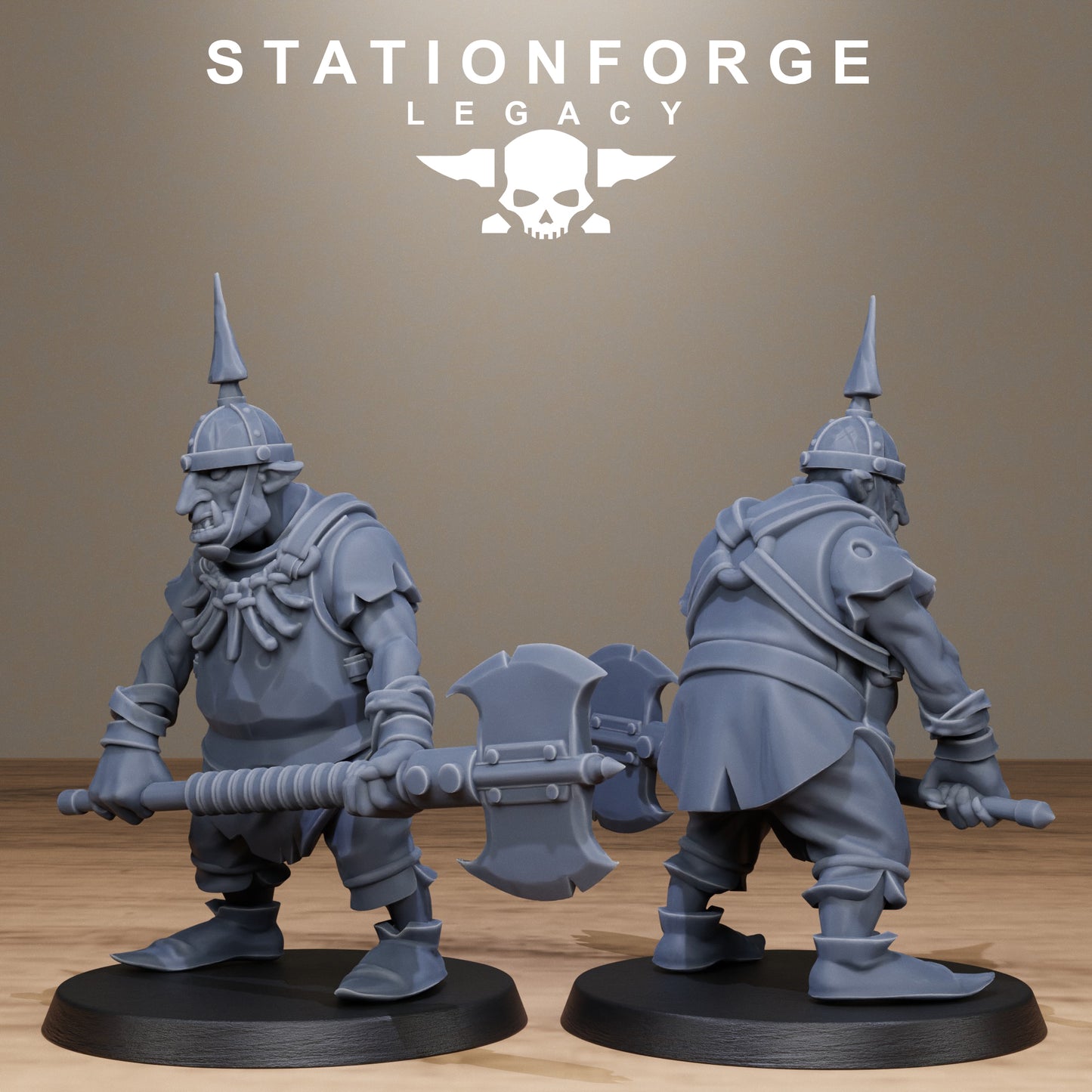 3D Printed Chaosvale Hobgoblins by StationForge Legacy Miniatures