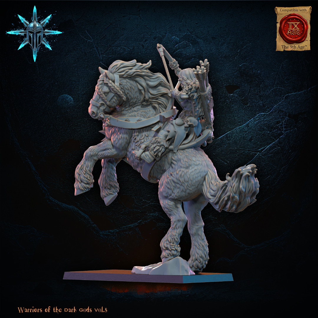 3D Printed Chaos Archer Heroine by Lost Kingdom Miniatures