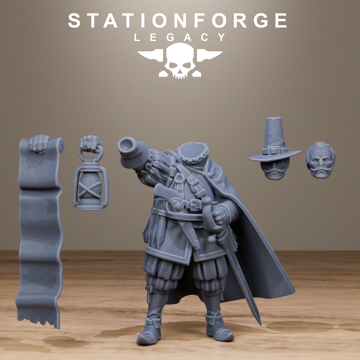 3D Printed Thorncrest Witch Hunters by StationForge Miniatures