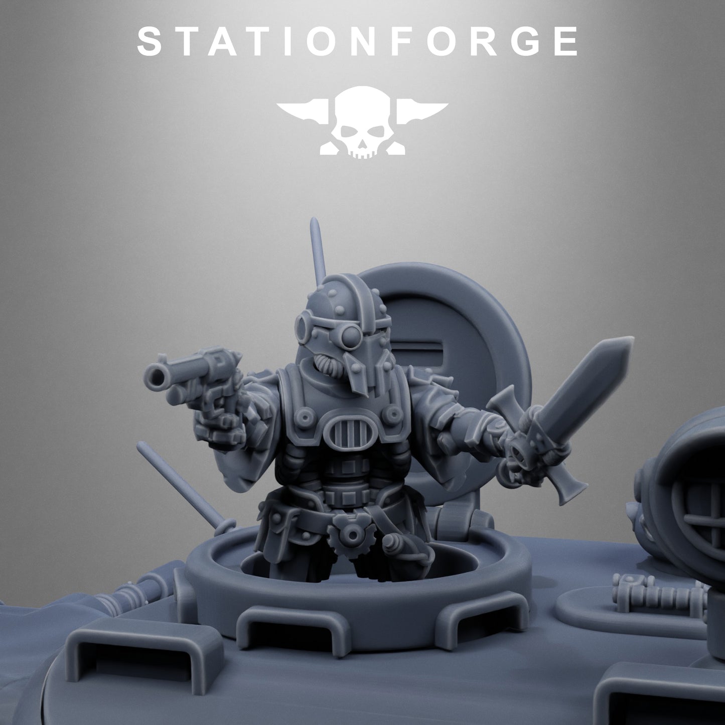 3D Printed Tank Commanders by Stationforge Miniatures