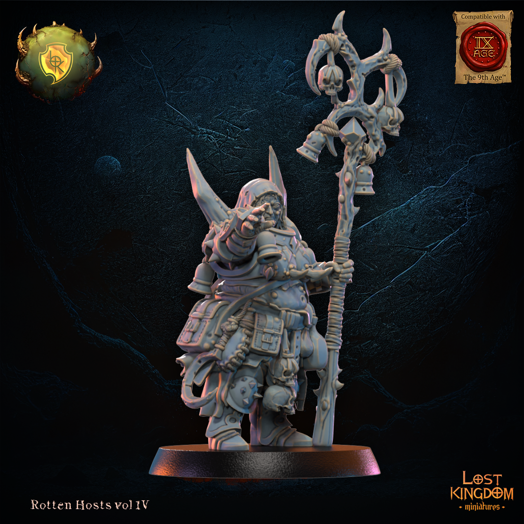 3D Printed Putrid Witch by Lost Kingdom Miniatures