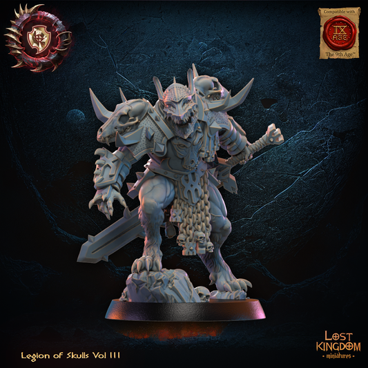 3D Printed Mooncurse Forsaken Hero by Lost Kingdom Miniatures