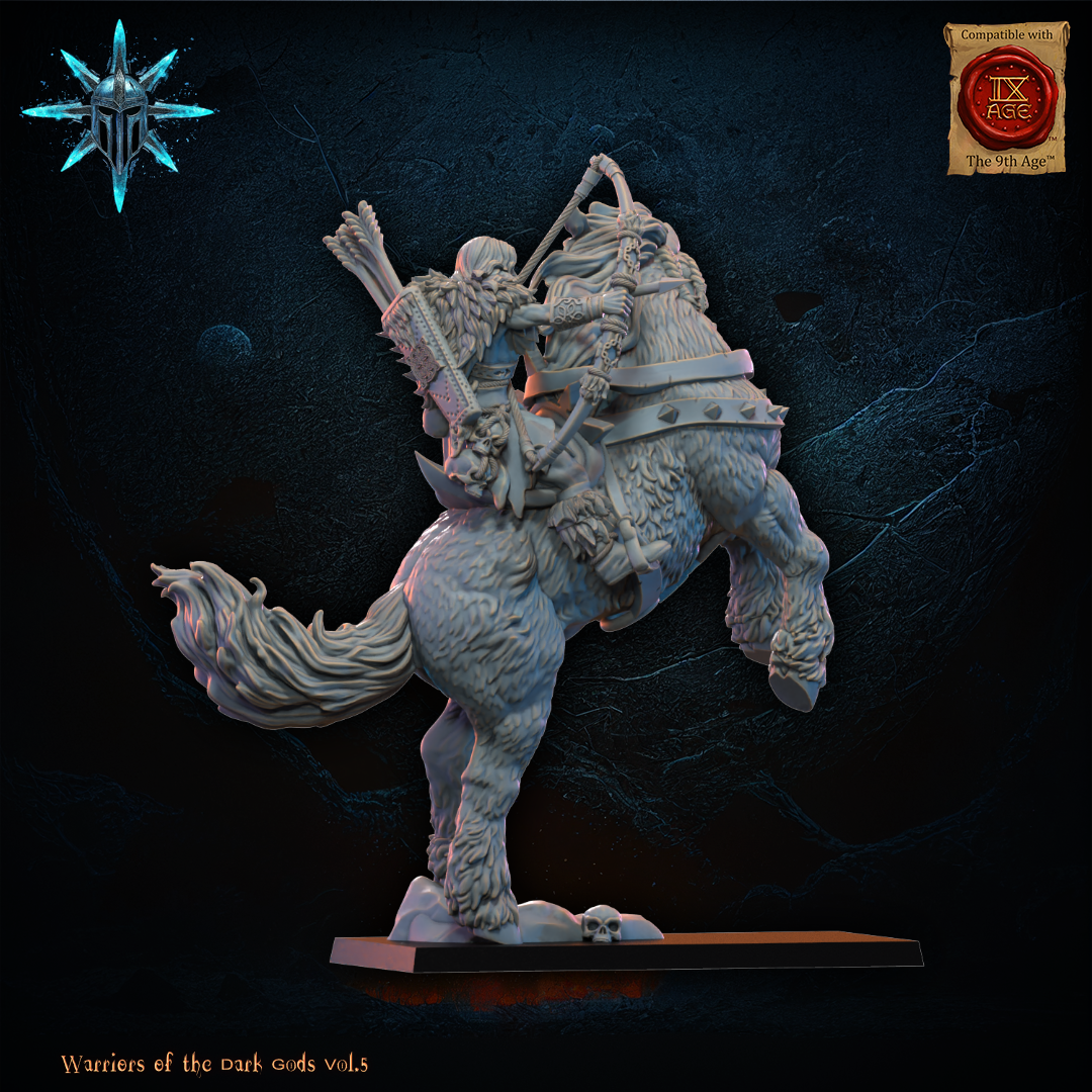 3D Printed Chaos Archer Heroine by Lost Kingdom Miniatures