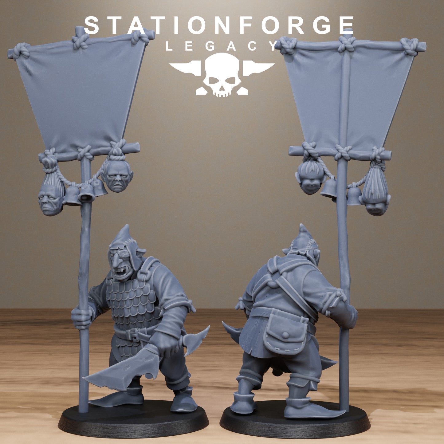 3D Printed Chaosvale Hobgoblins by StationForge Legacy Miniatures