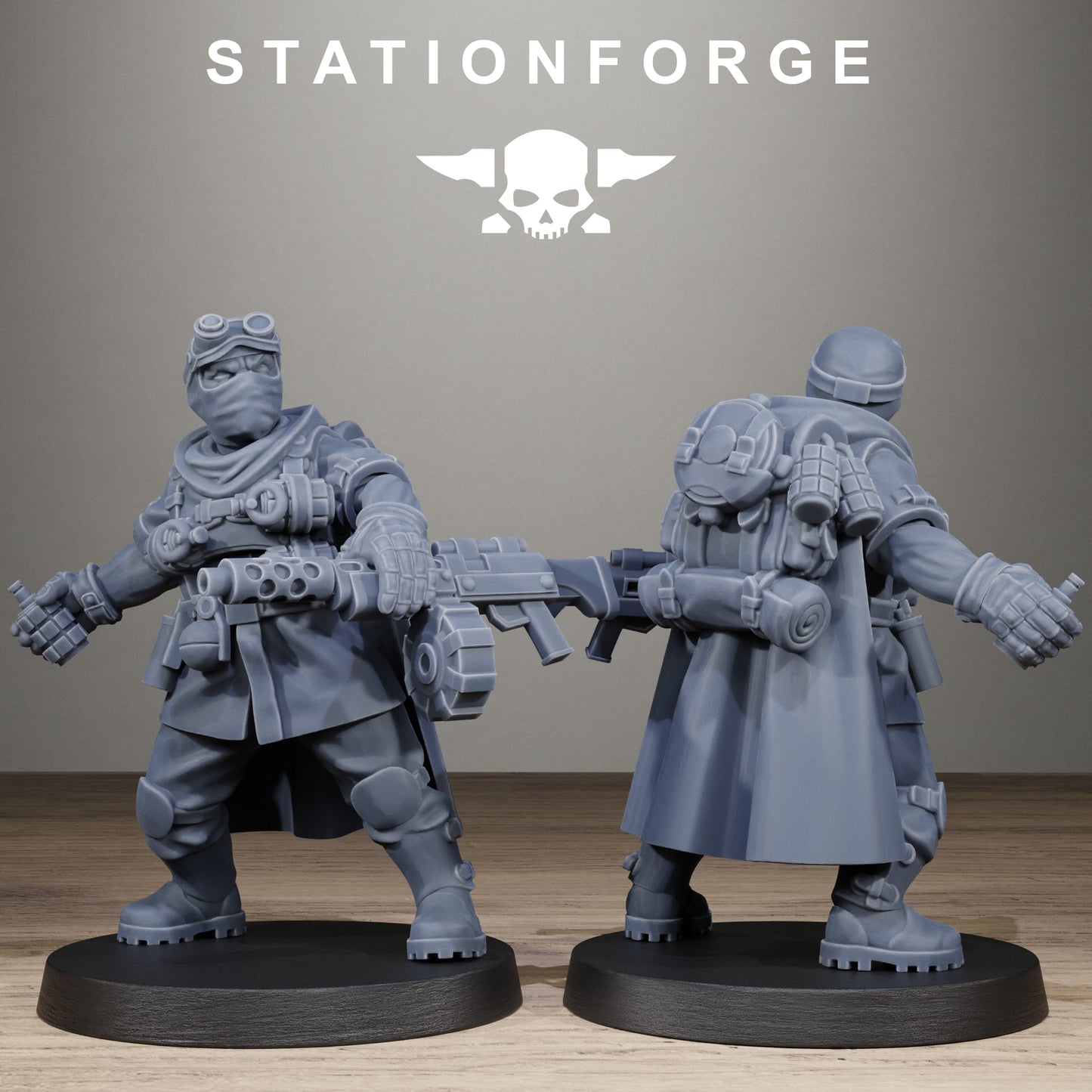 3D Printed FreeGuard Siege Infantry by StationForge Miniatures