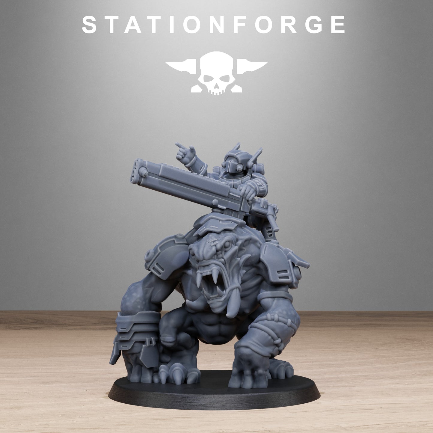 3D Printed Tarion Beasts x3 by StationForge Miniatures