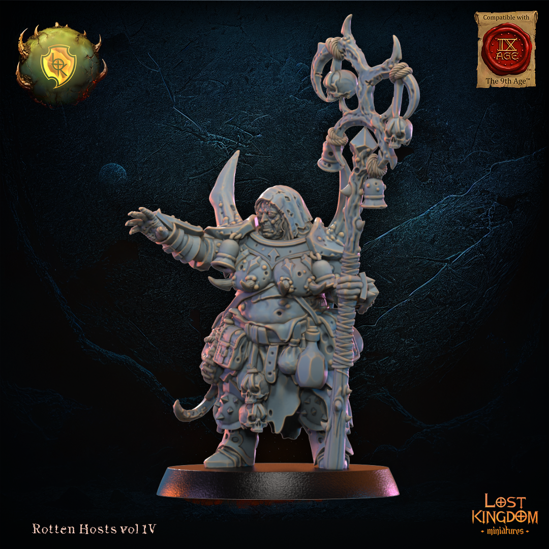3D Printed Putrid Witch by Lost Kingdom Miniatures