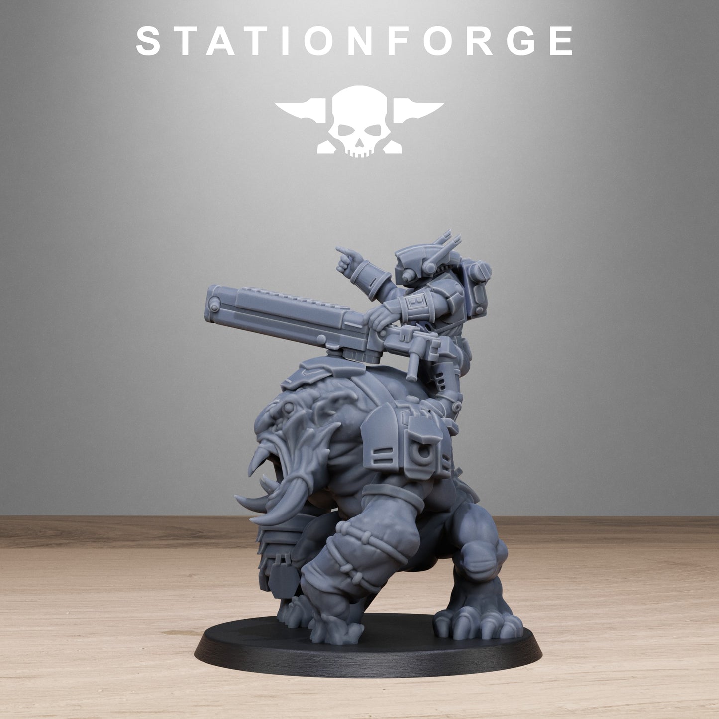3D Printed Tarion Beasts x3 by StationForge Miniatures