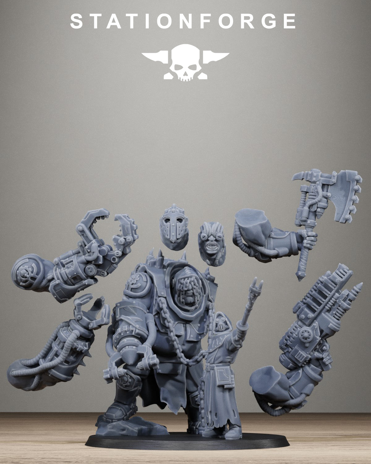 3D Printed Scavenger Beast Controllers x3 by StationForge Miniatures