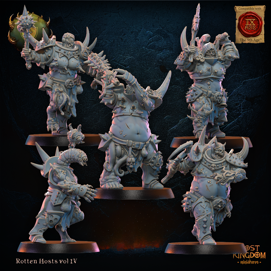 3D Printed Spoiled Forsaken Regiment x10 by Lost Kingdom Miniatures