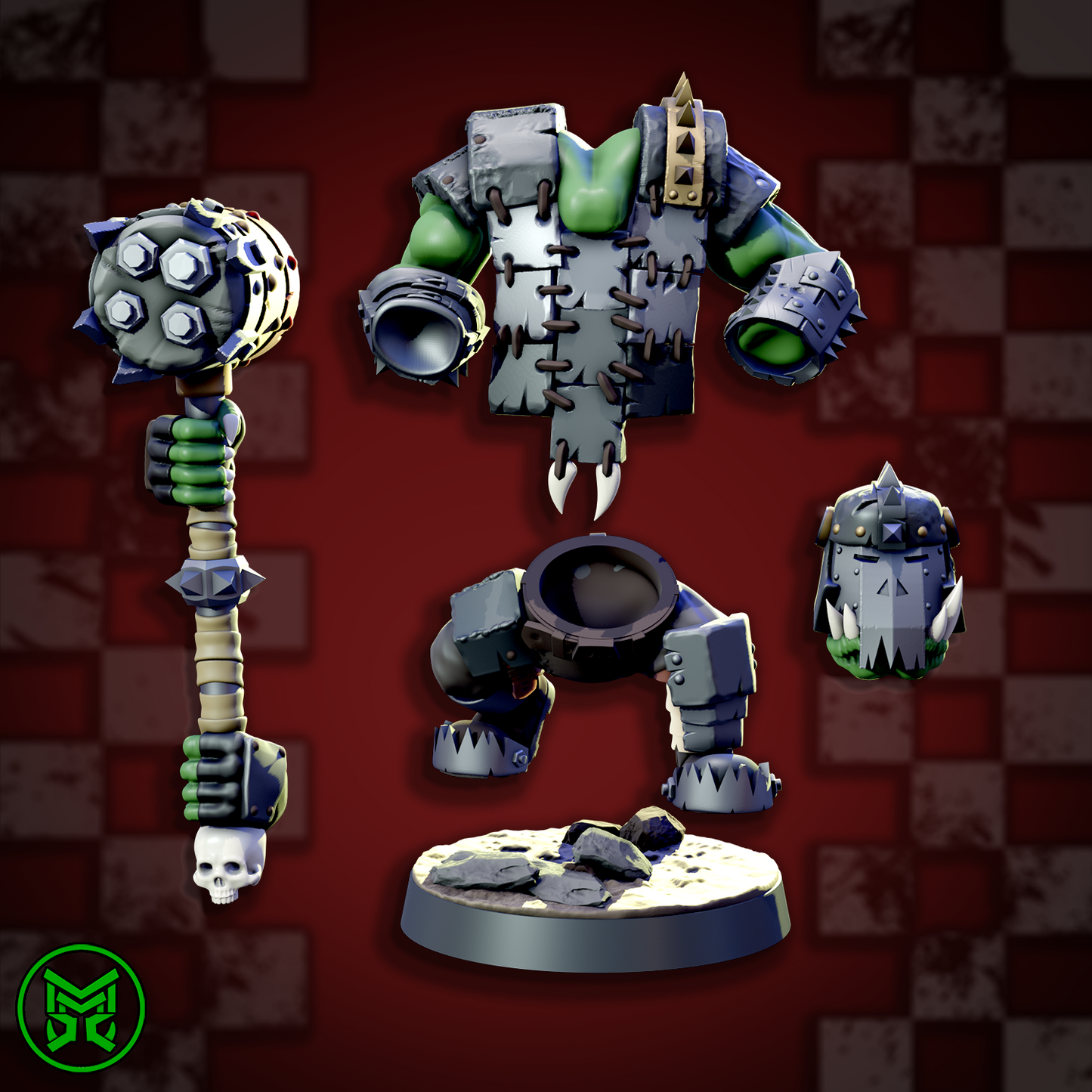 3d Printed Smasha Boyz by Mekka Miniatures