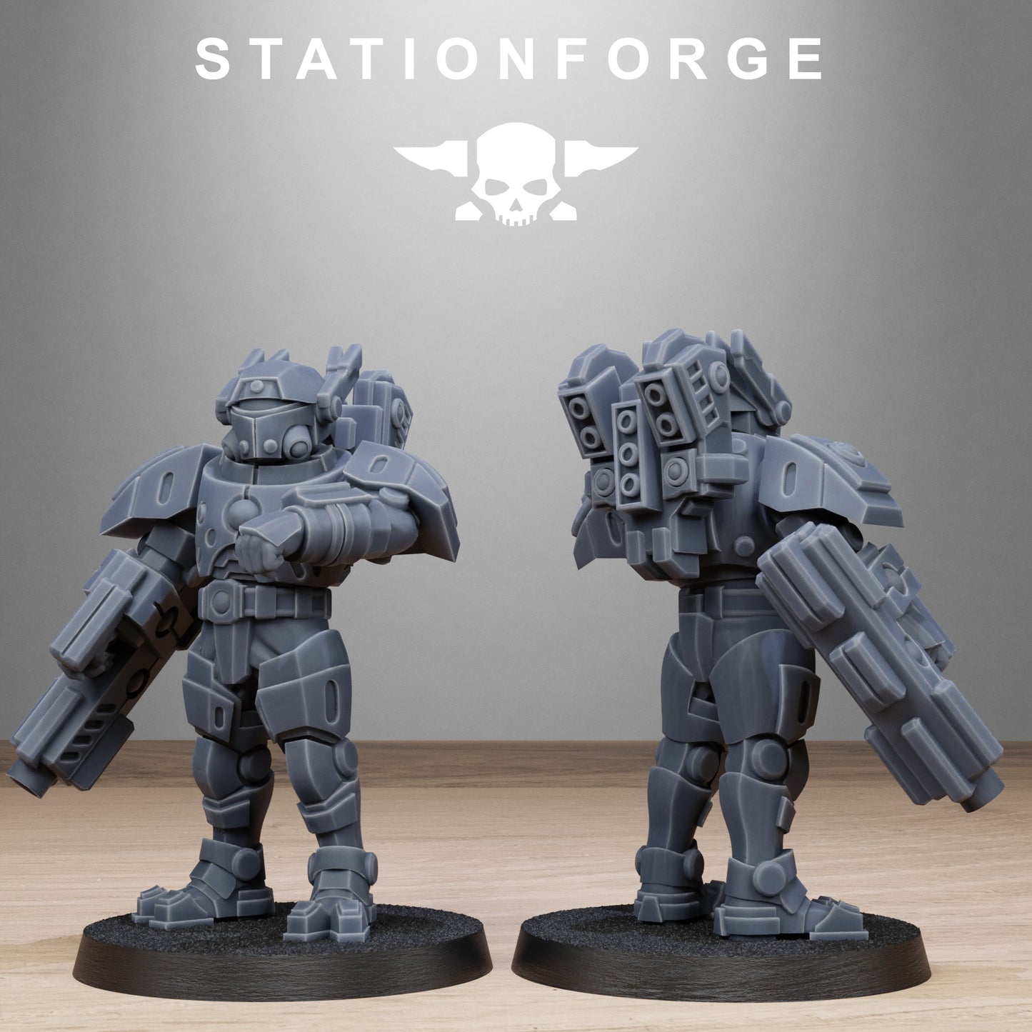 3D Printed Tarion Heavies x10 by StationForge Miniatures