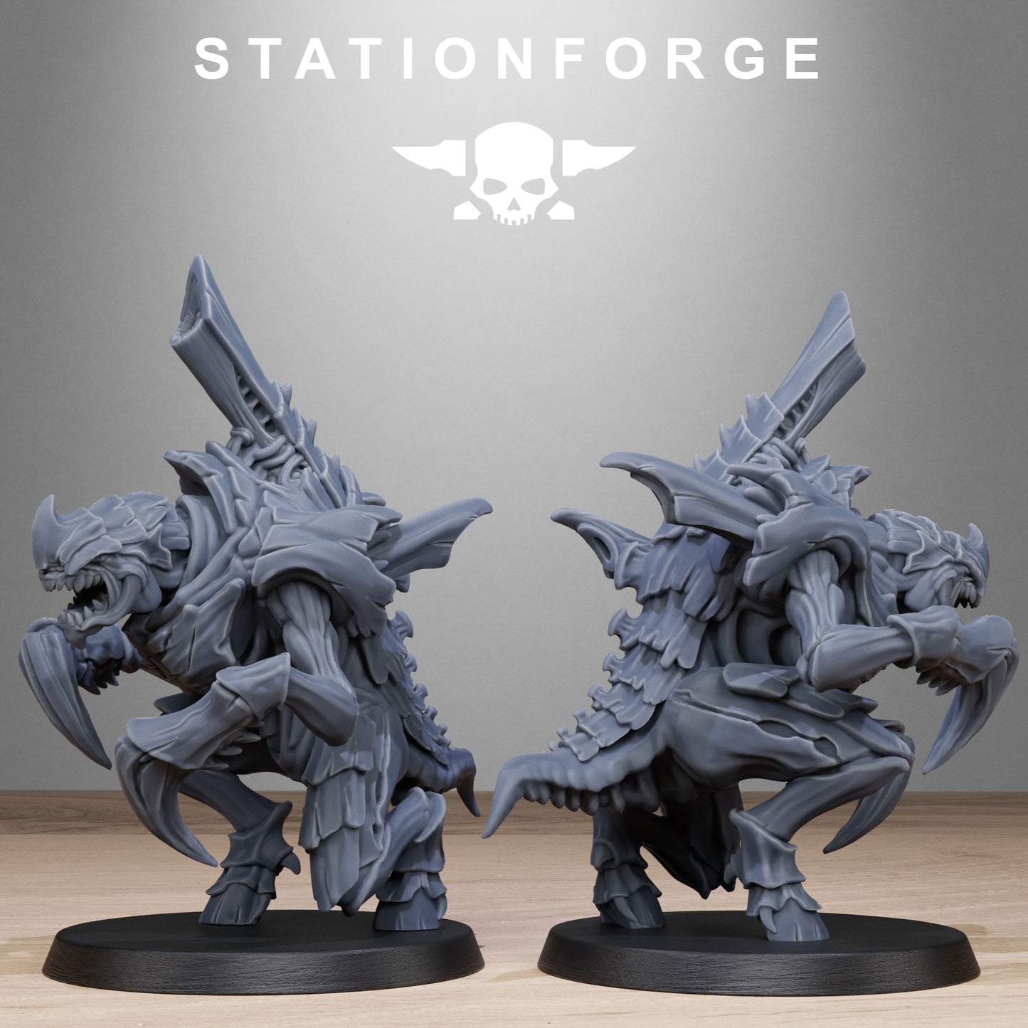 3D Printed Xenarid  Karnyxes x10 by StationForge Miniatures