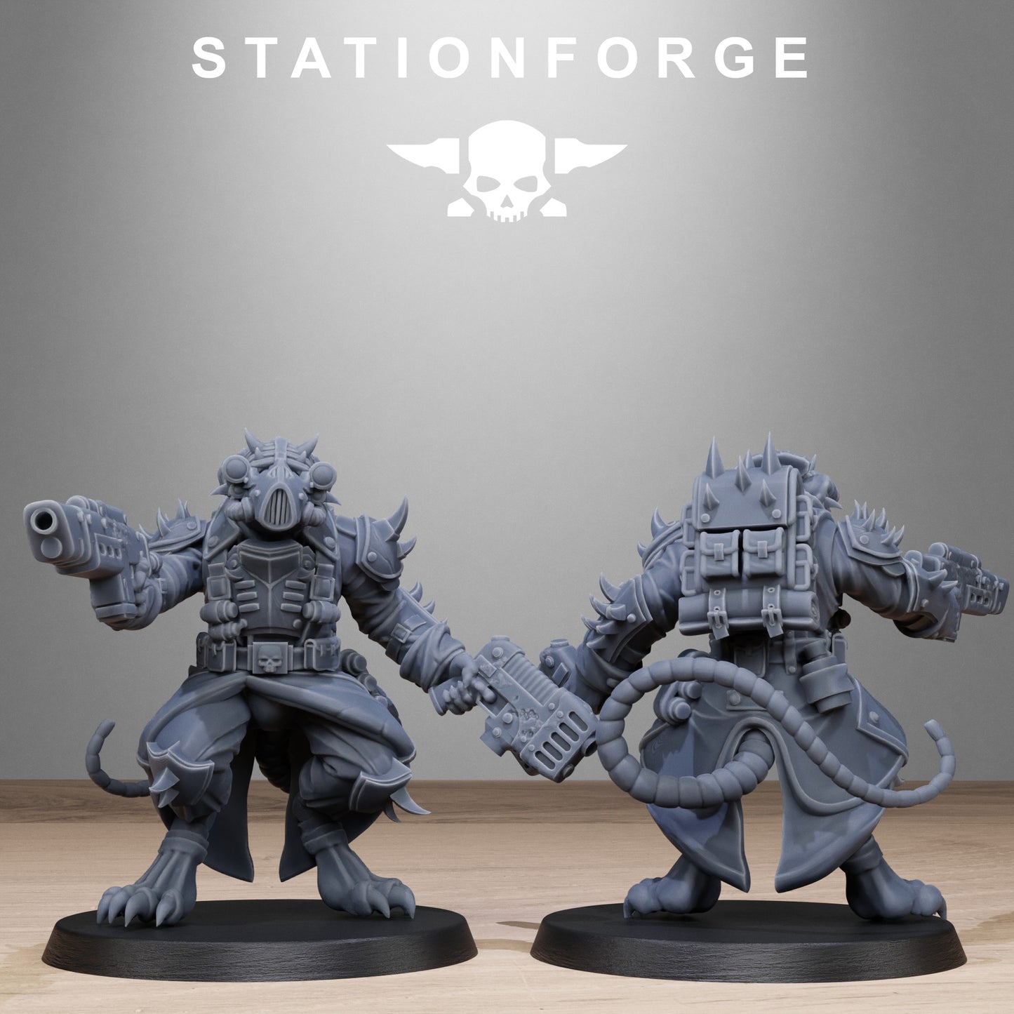 3D Printed Corrupted Guard Raticus by StationForge Miniatures