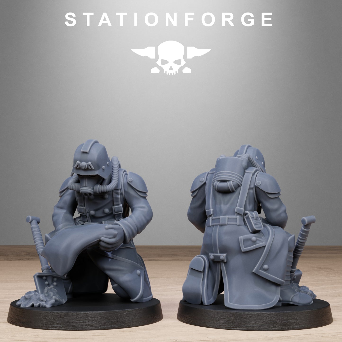 3D Printed GrimGuard Battlefront by StationForge Miniatures