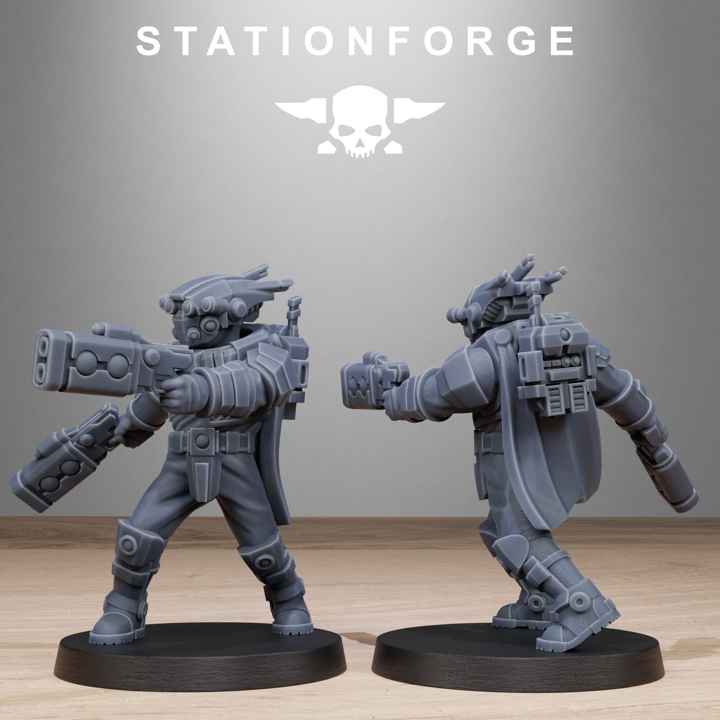 3D Printed Tarion PIstoleers by StationForge Miniatures