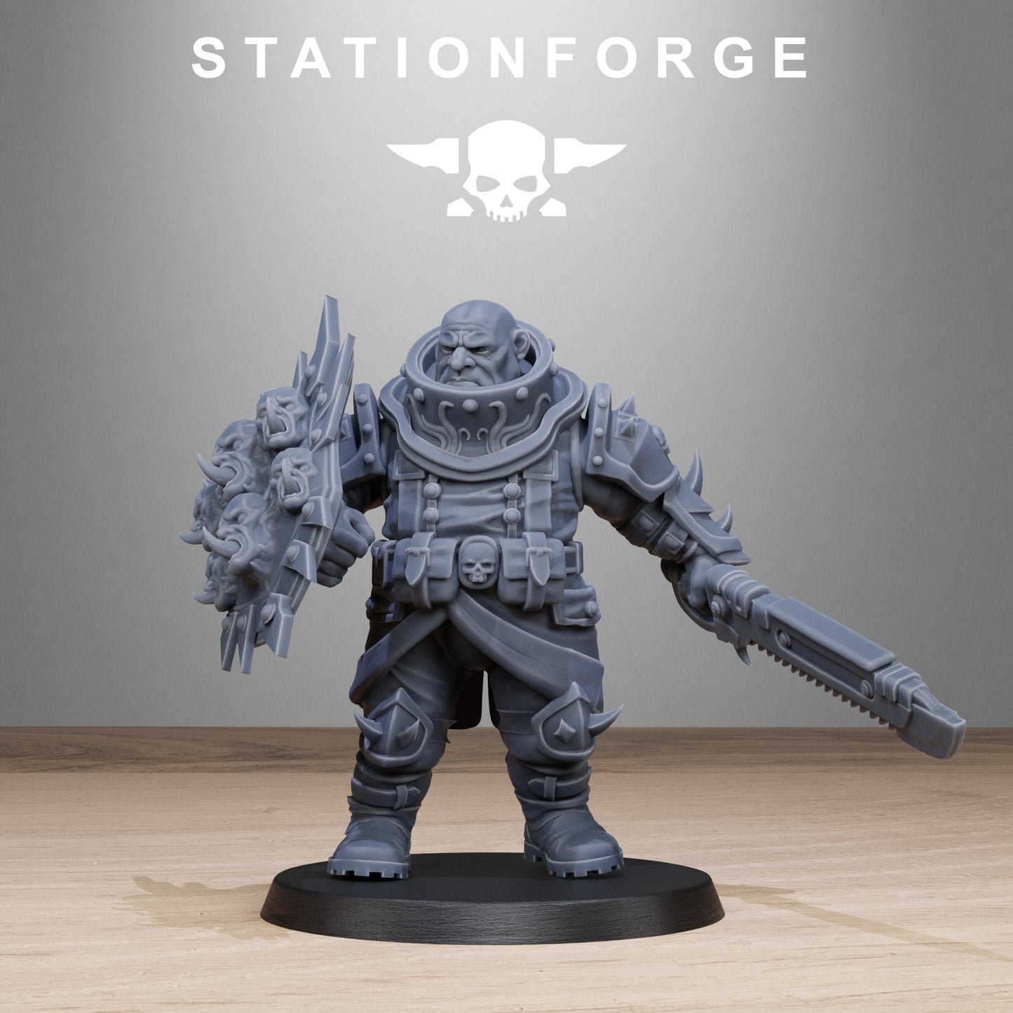 3D Printed Corrupted Guard Ogres by StationForge Miniatures