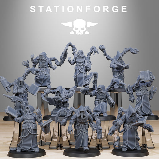 3D Printed Scavenger Monks by StationForge Miniatures