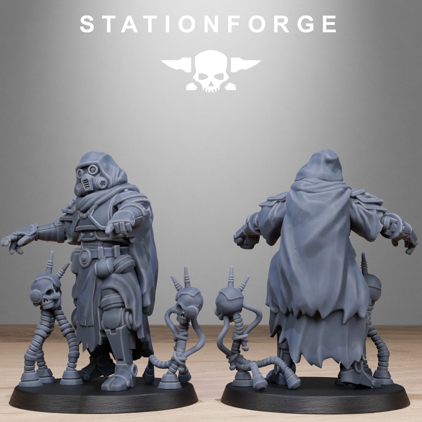 3D Printed Scavenger Tech Magicians x10 by StationForge Miniatures