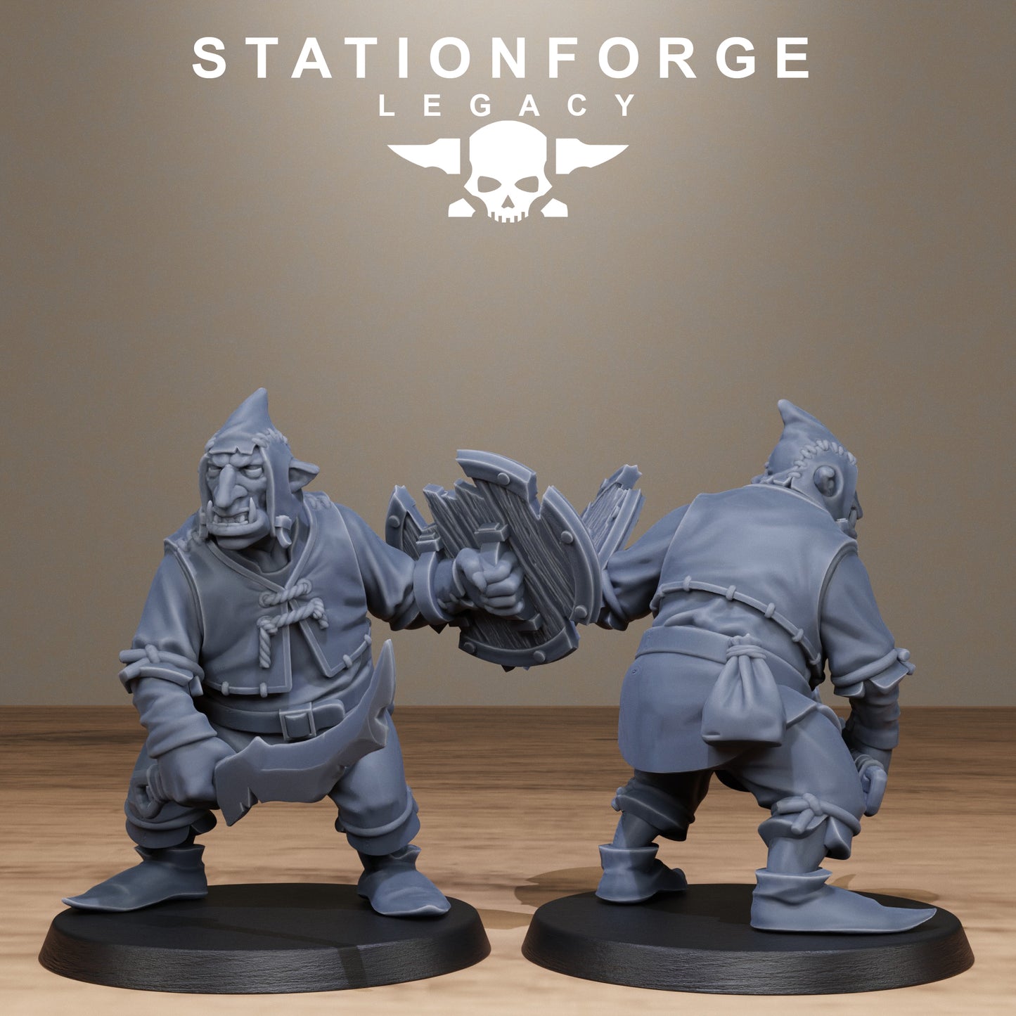 3D Printed Chaosvale Hobgoblins by StationForge Legacy Miniatures