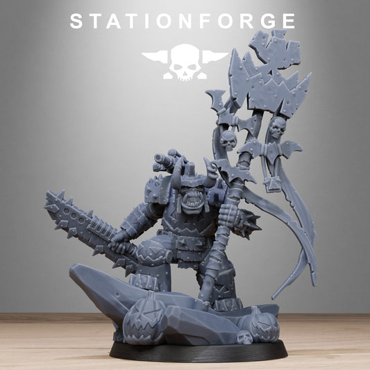 3D Printed Orkaz Boo Basher by StationForge Miniatures